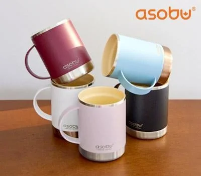 아소부 세라믹 스텐 진공 보온보냉 얼티밋 머그 360...