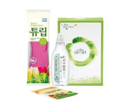 참그린식물 고무장갑 수세미 3종