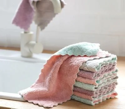 극세사 요술 벨벳 행주 14x21 미니 1P