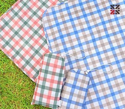 휴대용 경량피크닉매트 감성체크