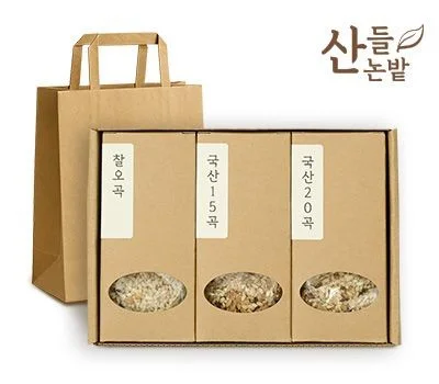 산들논밭 국산혼합 3종세트