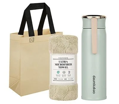 데이 스트랩 텀블러 타올 선물세트