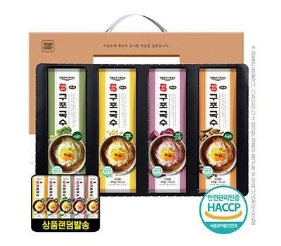 명품원조구포국수4종트레이포장