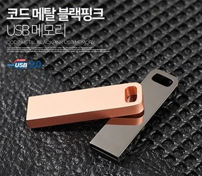 코트루트 메탈 블랙 핑크 USB 2.0 4GB-12GB