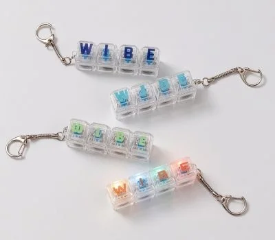 LED 키캡 키링 4구 주문제작
